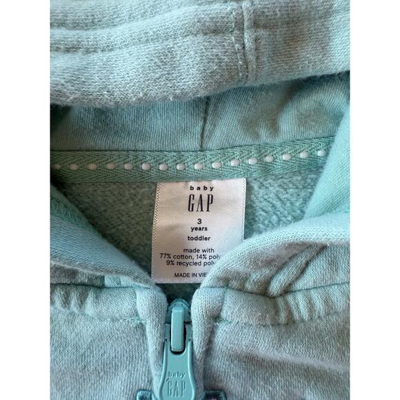 Baby Gap Hooded Full Zip Up Size 3T - Picture 2 of 6